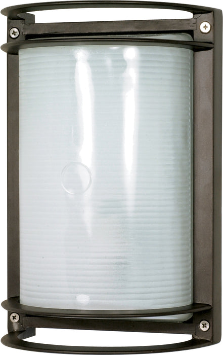 Die Cast Bulk Heads Architectural Bronze One Light Outdoor Bulk Head in Architectural Bronze