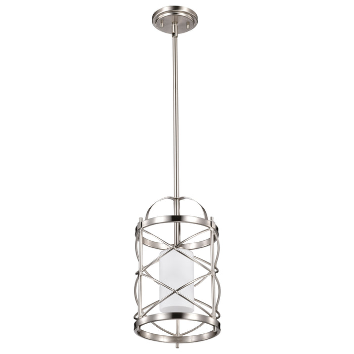 Ginger One Light Mini Pendant in Brushed Nickel