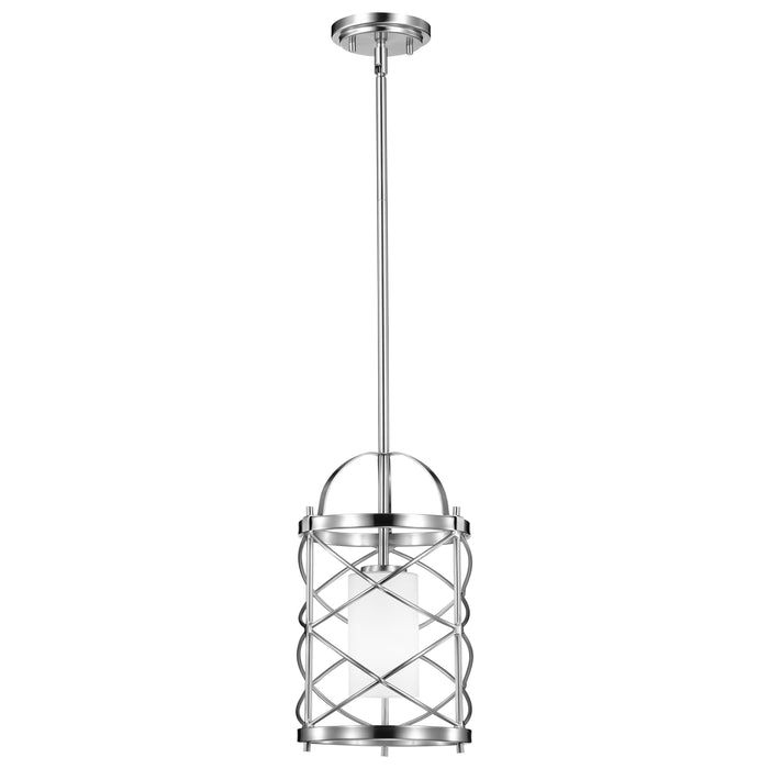 Ginger One Light Mini Pendant in Brushed Nickel