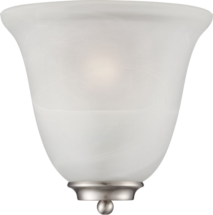 Empire One Light Wall Sconce in Brushed Nickel