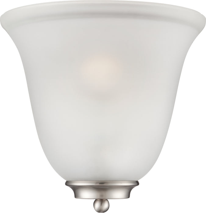 Empire One Light Wall Sconce in Brushed Nickel