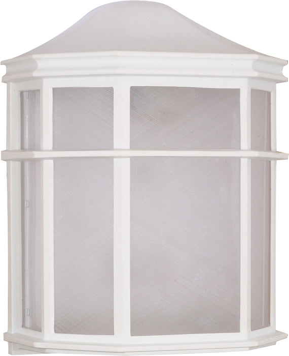 Cage Lantern One Light Wall Lantern in White