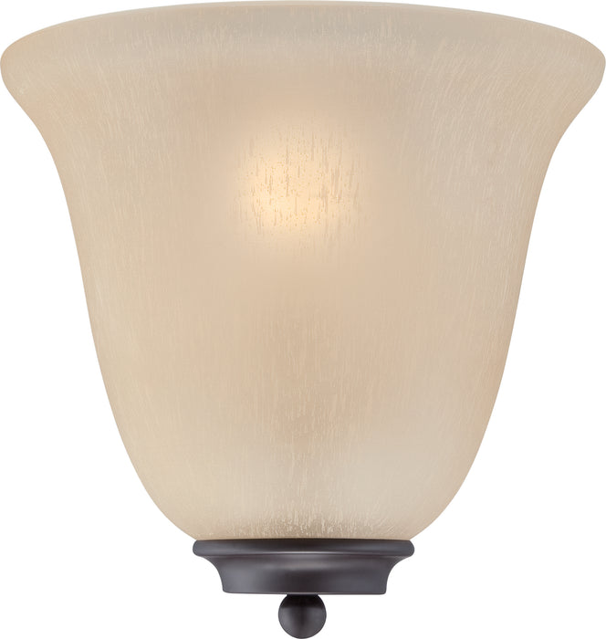 Empire One Light Wall Sconce in Mahogany Bronze