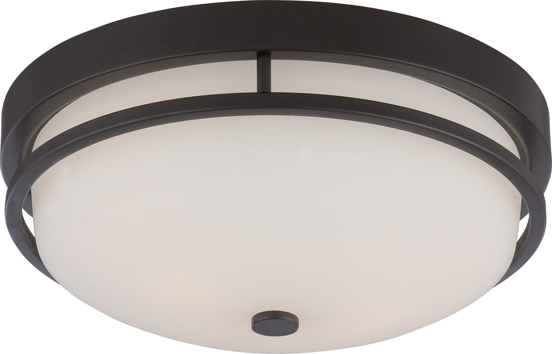 Neval Two Light Flush Mount in Sudbury Bronze