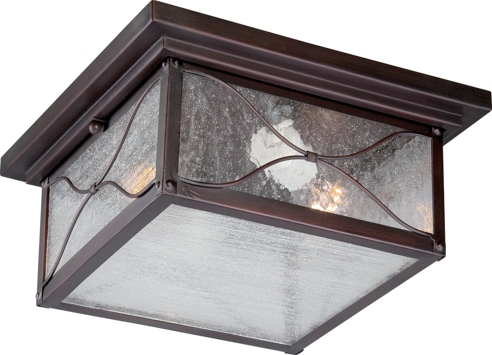 Vega Two Light Flush Mount in Classic Bronze