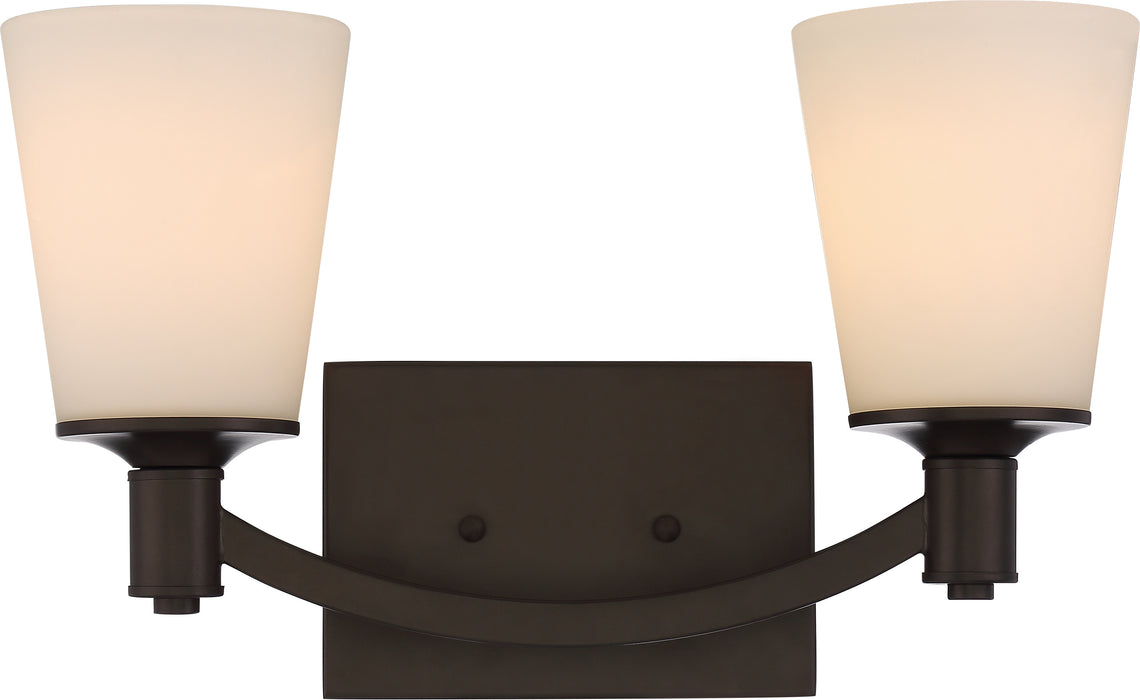 Laguna Two Light Vanity in Forest Bronze