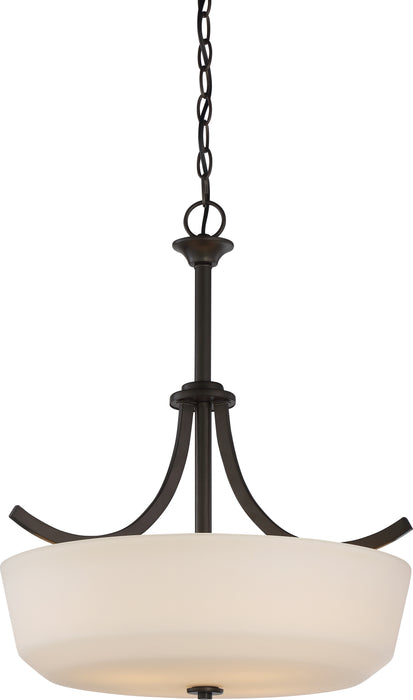 Laguna Four Light Pendant in Forest Bronze