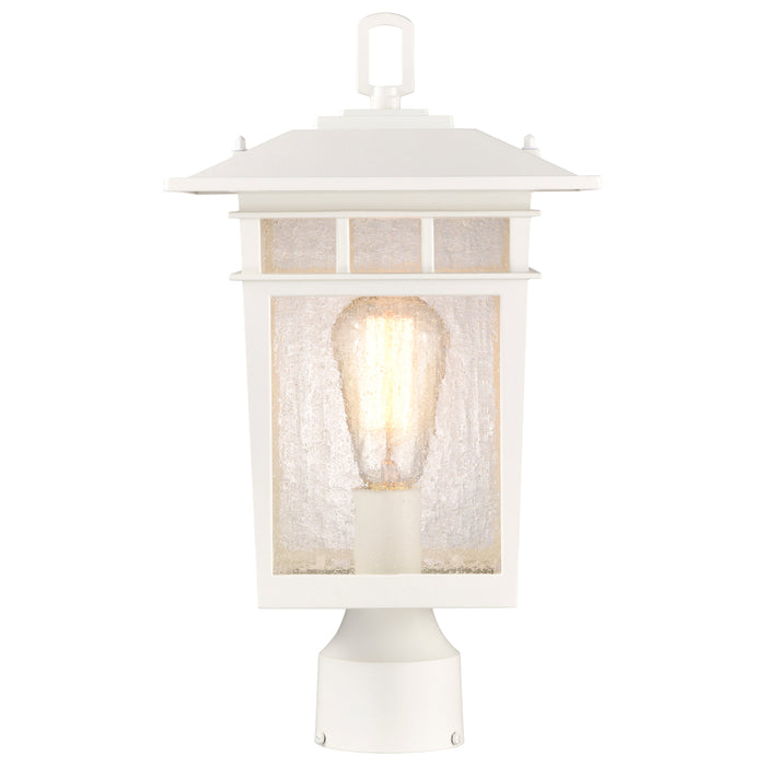 Cove Neck One Light Outdoor Post Lantern in White