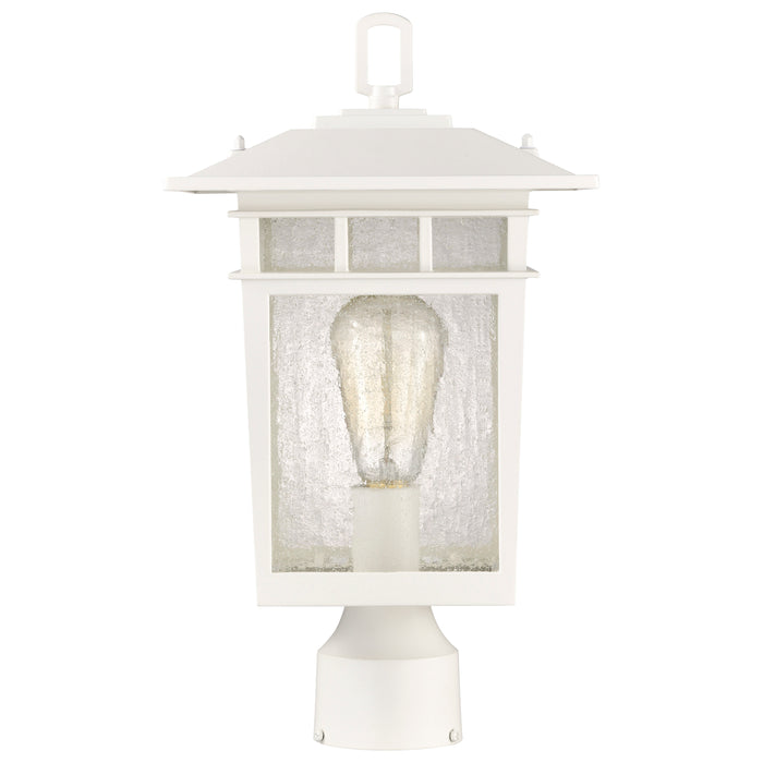 Cove Neck One Light Outdoor Post Lantern in White