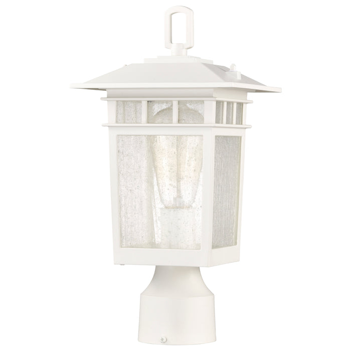 Cove Neck One Light Outdoor Post Lantern in White