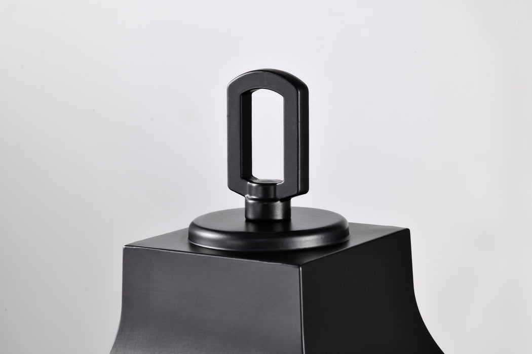 Stillwell One Light Outdoor Post Lantern in Matte Black