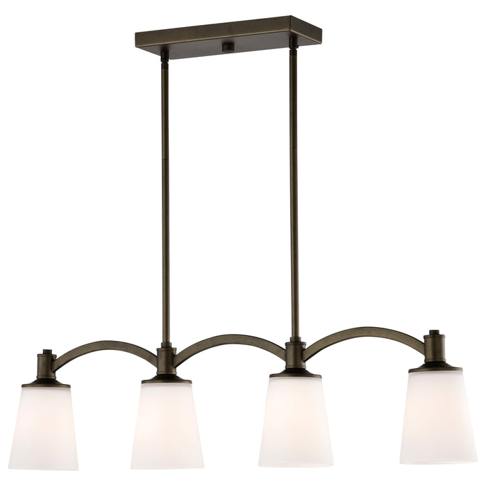 Laguna Four Light Trestle in Forest Bronze