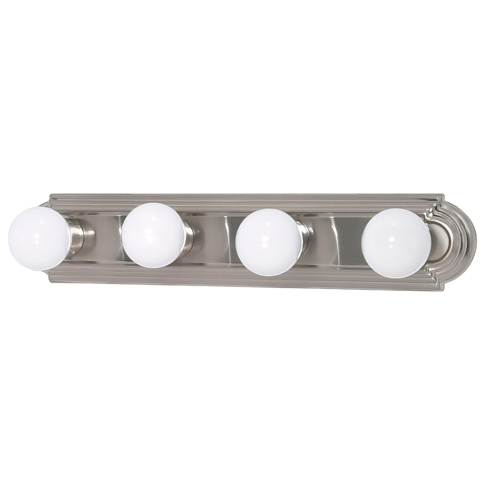 Four Light Vanity in Brushed Nickel
