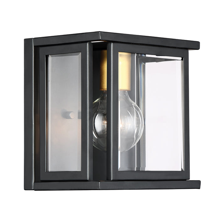 Payne One Light Wall Sconce in Black