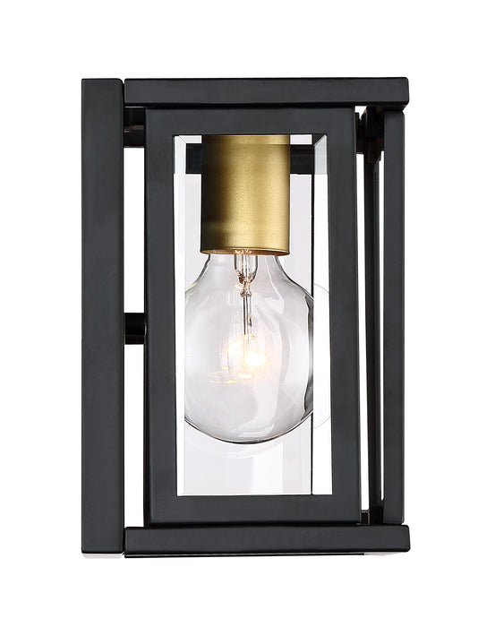 Payne One Light Wall Sconce in Black