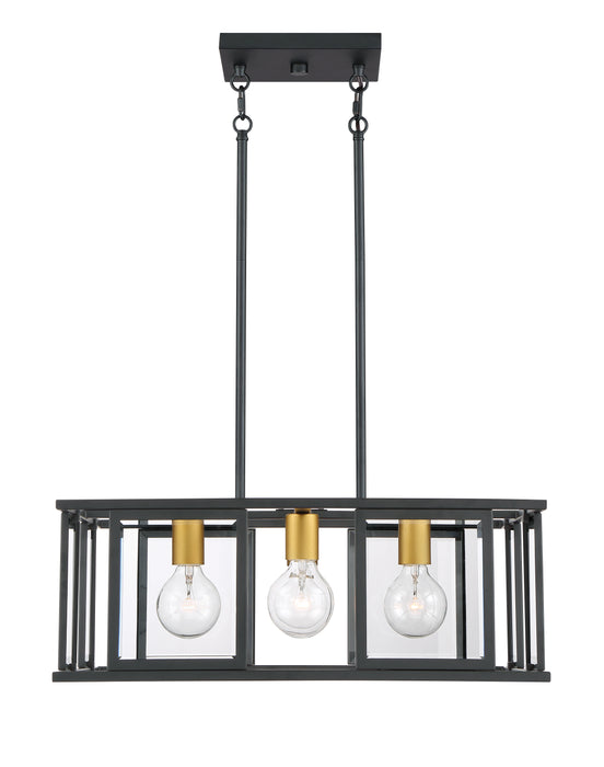 Payne Four Light Pendant in Midnight Bronze