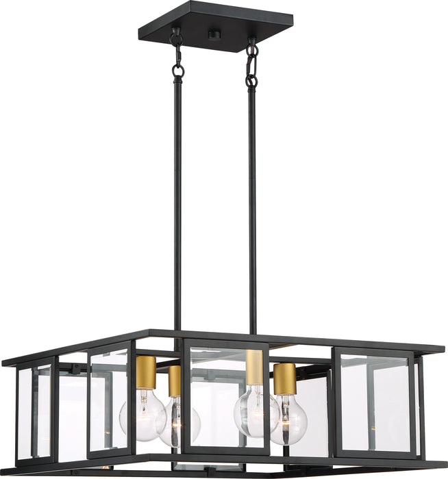 Payne Four Light Pendant in Midnight Bronze