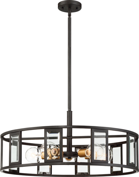 Payne Five Light Pendant in Midnight Bronze