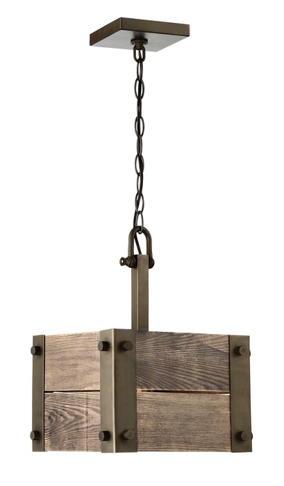 Winchester One Light Mini Pendant in Bronze