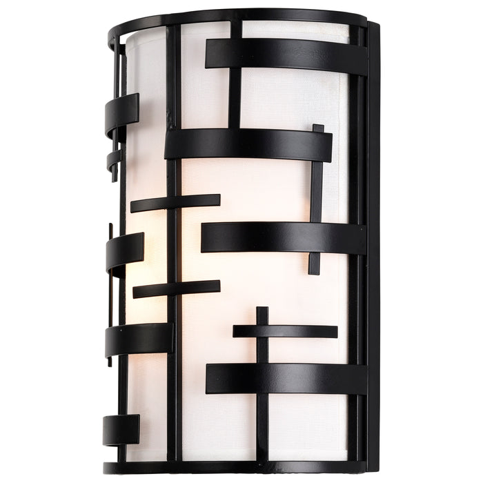 Lansing Two Light Wall Sconce in Midnight Bronze