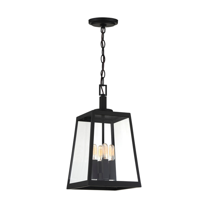 Halifax Four Light Hanging Lantern in Matte Black