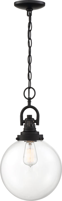 Skyloft One Light Pendant in Aged Bronze / Clear