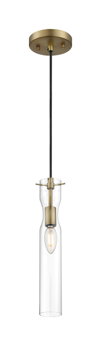 Spyglass One Light Mini Pendant in Vintage Brass