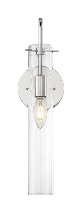 Spyglass One Light Wall Sconce in Polished Nickel