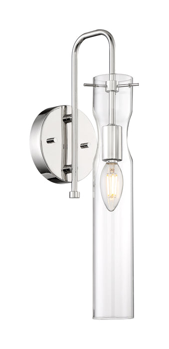 Spyglass One Light Wall Sconce in Polished Nickel