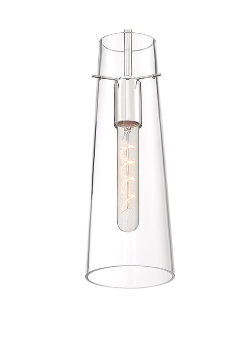 Alondra One Light Mini Pendant in Polished Nickel