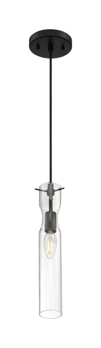 Spyglass One Light Mini Pendant in Black