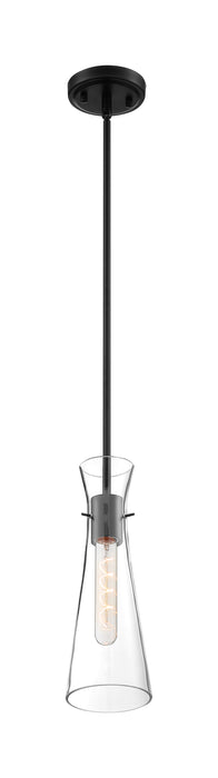 Bahari One Light Mini Pendant in Black