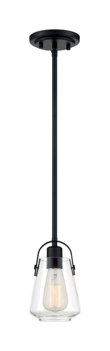 Skybridge One Light Mini Pendant in Matte Black