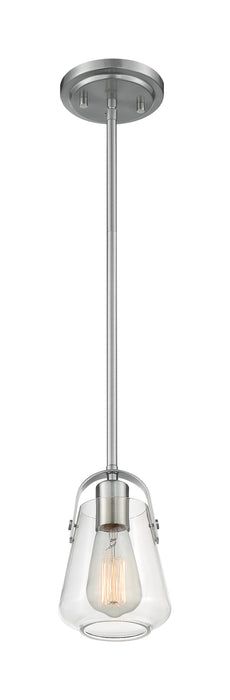 Skybridge One Light Mini Pendant in Brushed Nickel