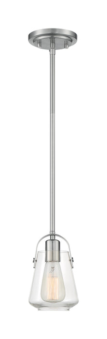 Skybridge One Light Mini Pendant in Brushed Nickel