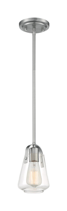 Skybridge One Light Mini Pendant in Brushed Nickel