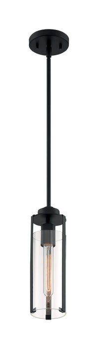 Marina One Light Pendant in Matte Black