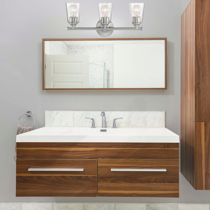 Bransel Three Light Vanity in Brushed Nickel