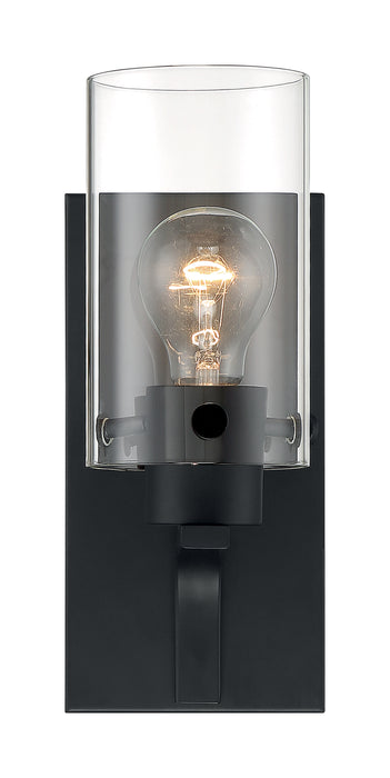 Sommerset One Light Vanity in Matte Black