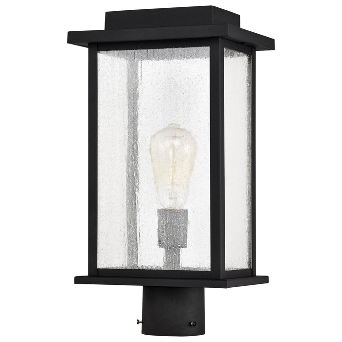 Sullivan One Light Outdoor Post Lantern in Matte Black