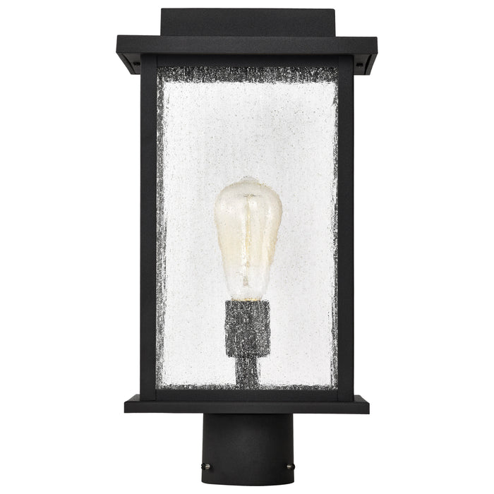 Sullivan One Light Outdoor Post Lantern in Matte Black