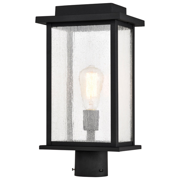 Sullivan One Light Outdoor Post Lantern in Matte Black