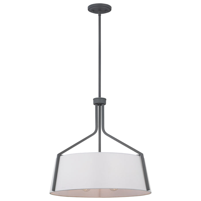 Livingston Four Light Pendant in Putty Gray