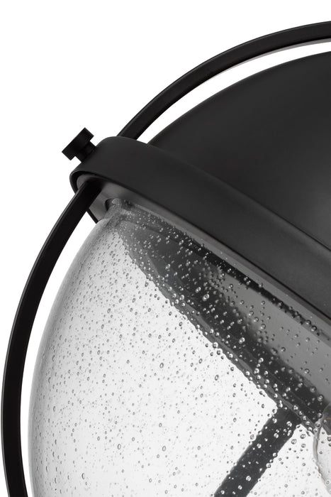 Lincoln One Light Pendant in Matte Black