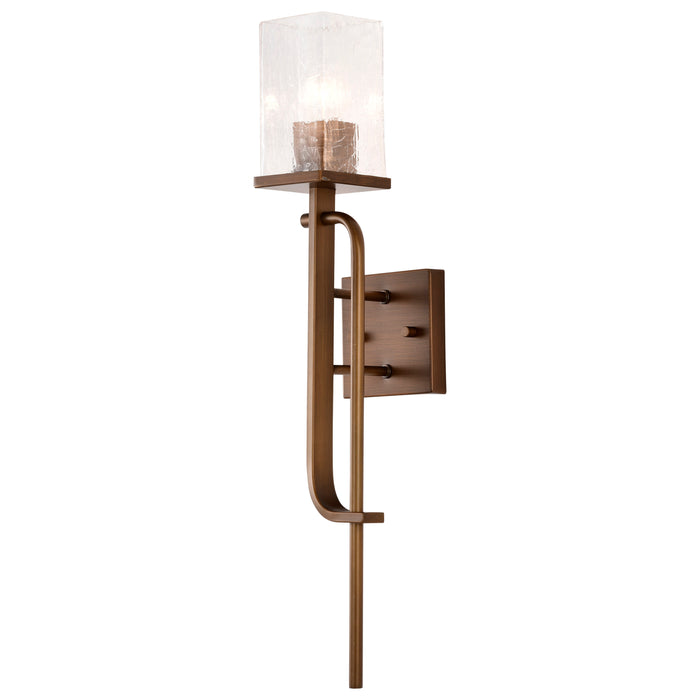 Terrace One Light Wall Sconce in Natural Brass