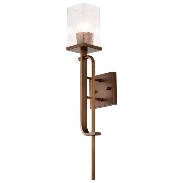 Terrace One Light Wall Sconce in Natural Brass