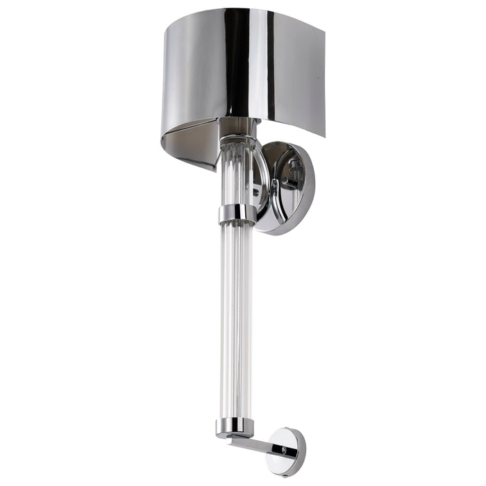 Teagon One Light Wall Sconce in Polished Nickel