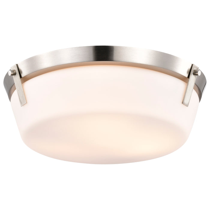 Rowen Three Light Flush Mount in Brushed Nickel