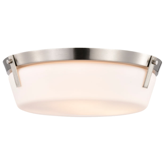 Rowen Three Light Flush Mount in Brushed Nickel