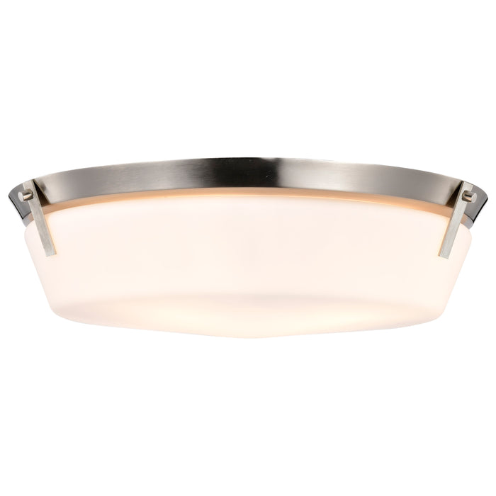 Rowen Four Light Flush Mount in Brushed Nickel